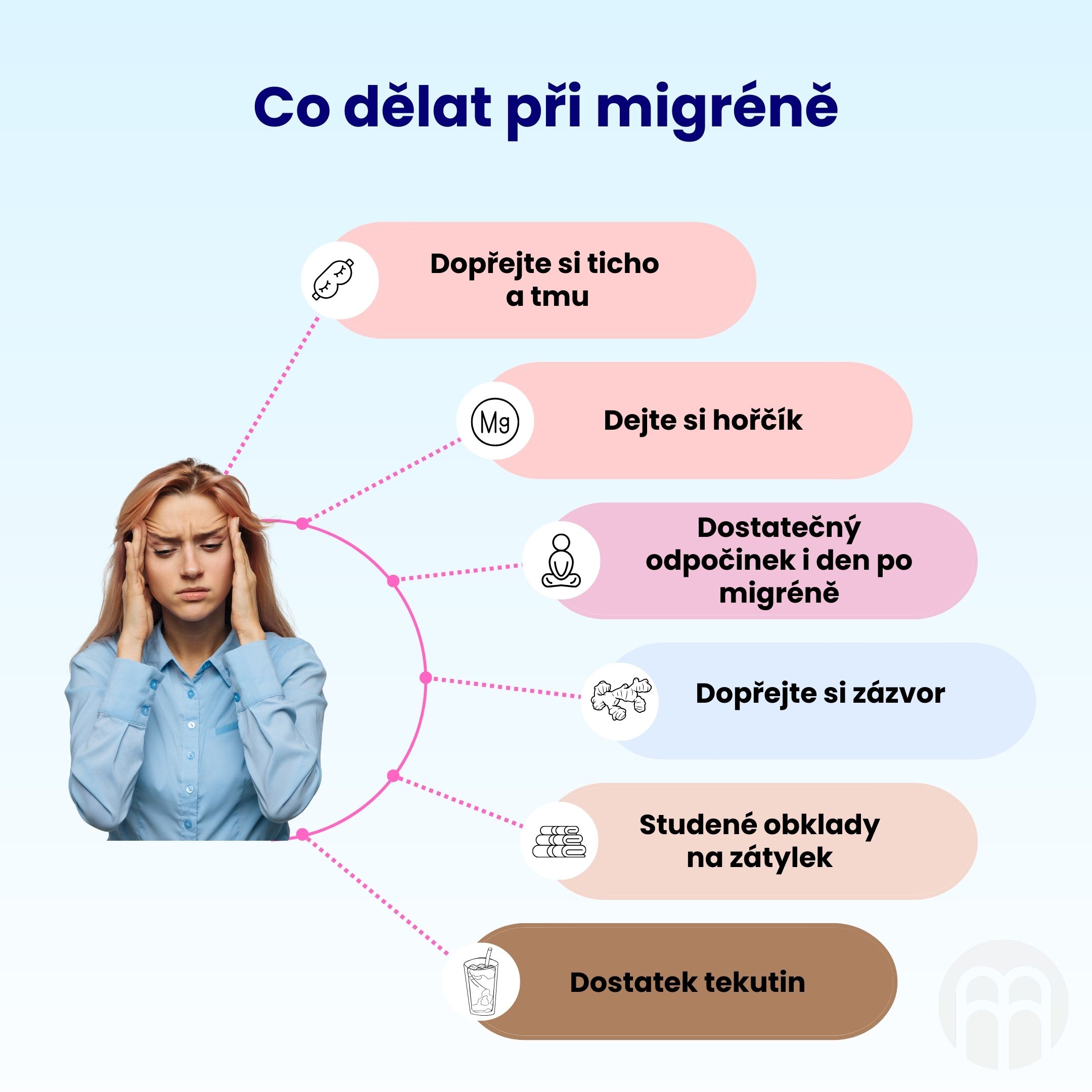 Co dělat při migréně